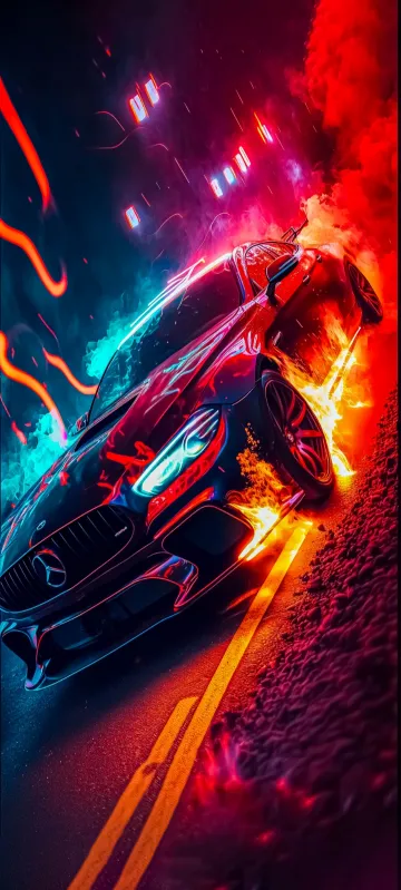 thumb for Amg Racing Neon Wallpaper