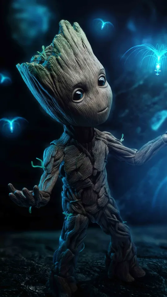 thumb for Baby Groot Mobile Wallpaper