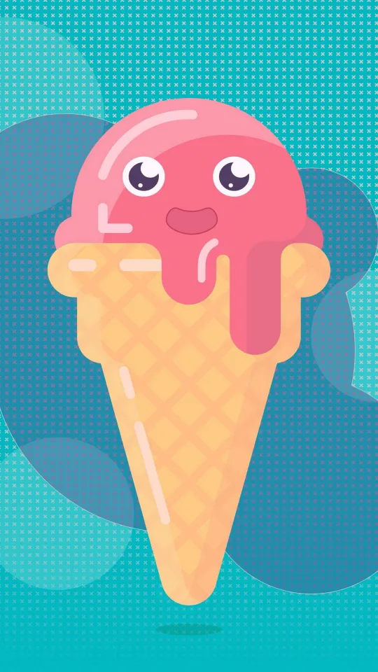 thumb for Ice Cream Horn Face Wallpaper