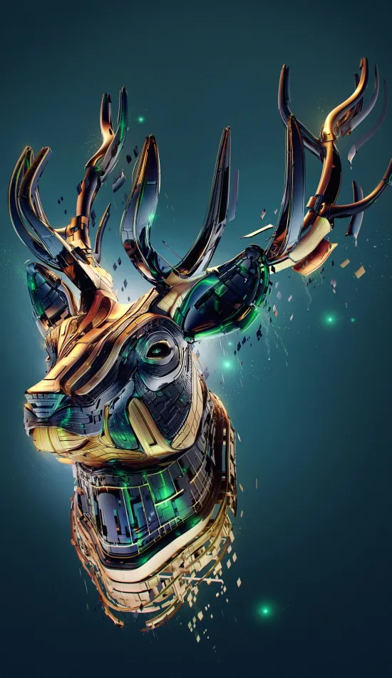 thumb for Robotic Deer Wallpaper