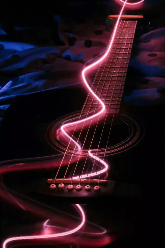 ukulele sunset wallpaper