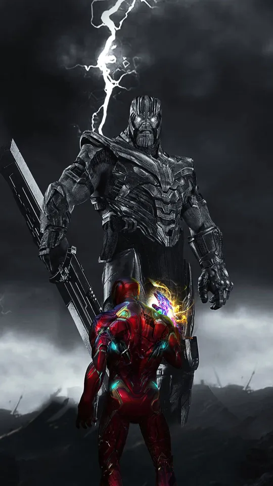 thumb for Iron Man Vs Thanos Wallpaper