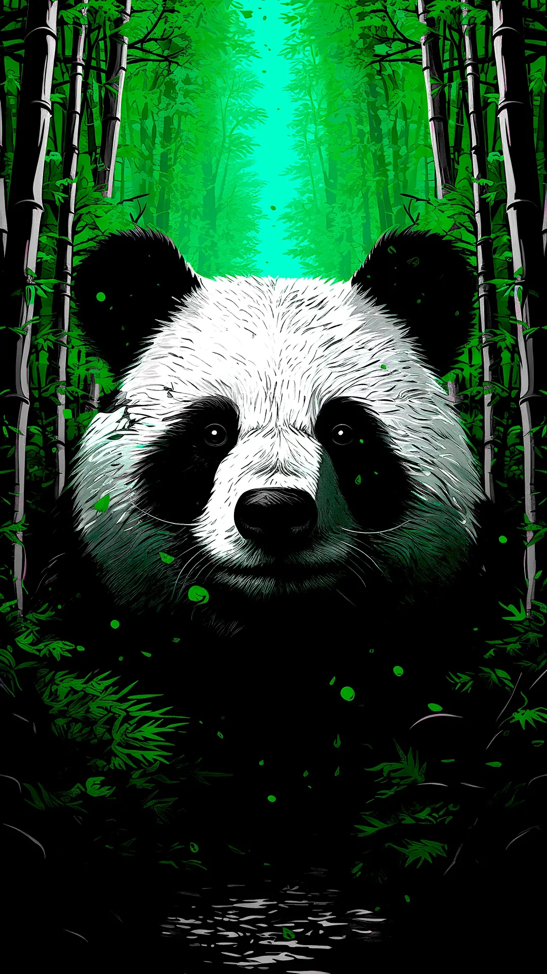panda home screen wallpaper