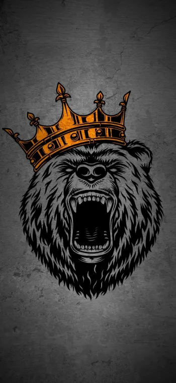 bear crown logo wallpaper