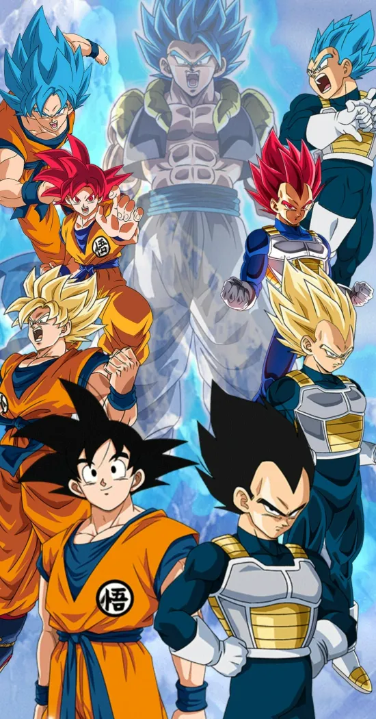 thumb for Goku And Vageta Aesthetic Wallpaper