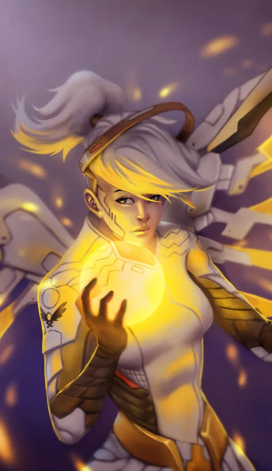 thumb for Gold Mercy Overwatch Game Wallpaper