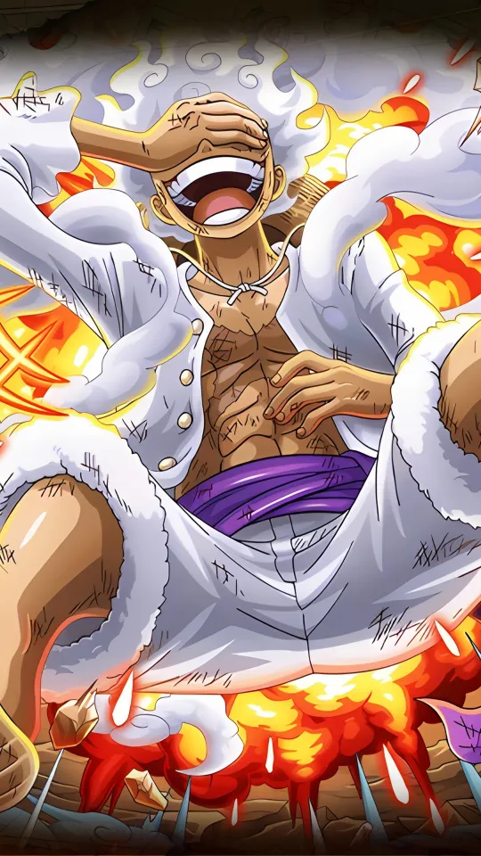 thumb for Gear 5 Luffy Home Screen Wallpaper