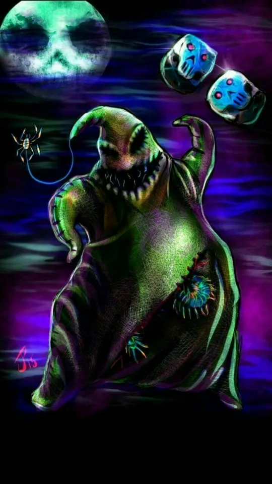 oogie boogie iphone wallpaper