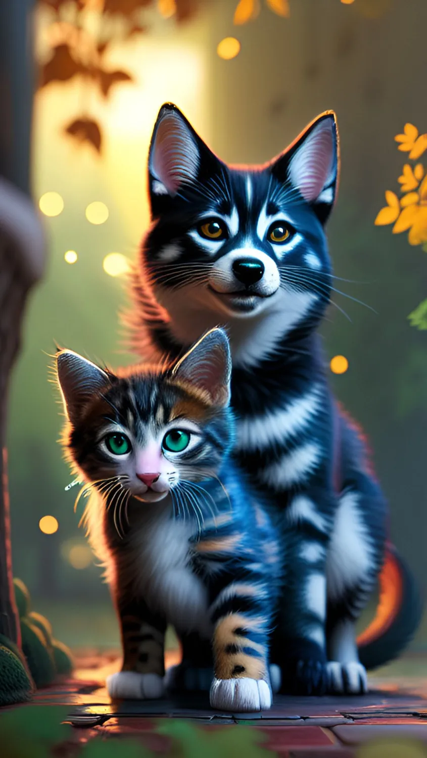 thumb for Ai Generated Cats Wallpaper