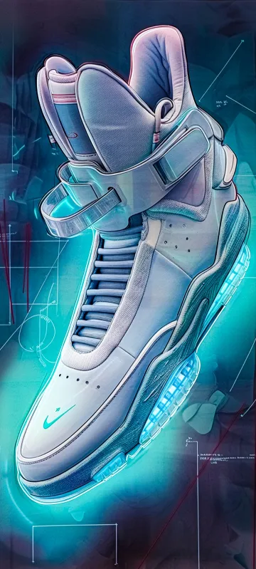 thumb for Nike Air Mag Art Wallpaper