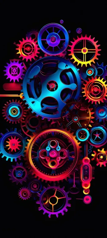 mechanical gears wallpaper