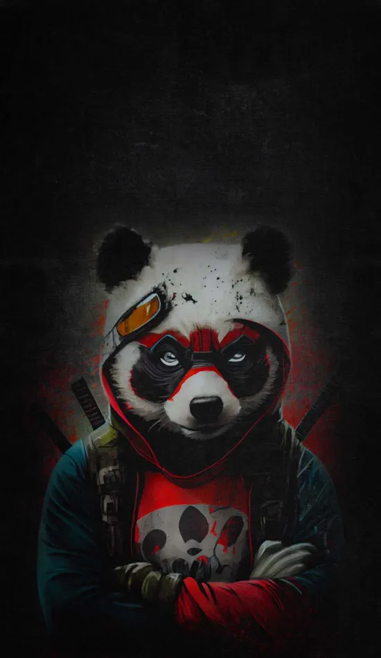 thumb for Fighter Panda Wallpaper