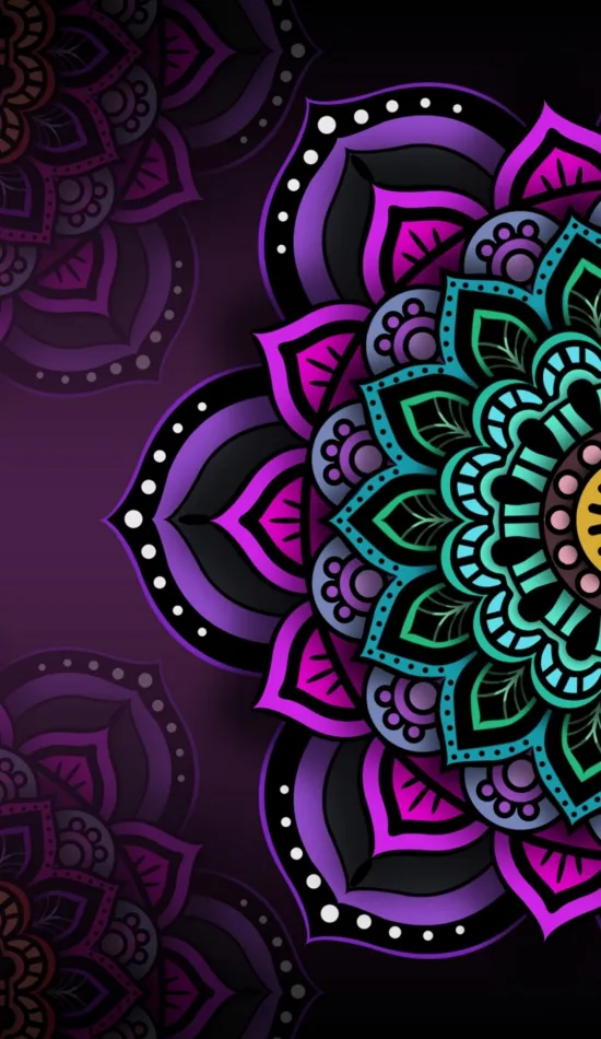thumb for Colorful Mandala Wallpaper