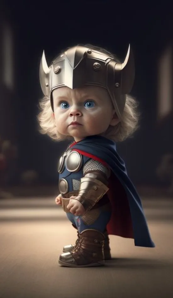 thumb for Cute Baby Thor Wallpaper