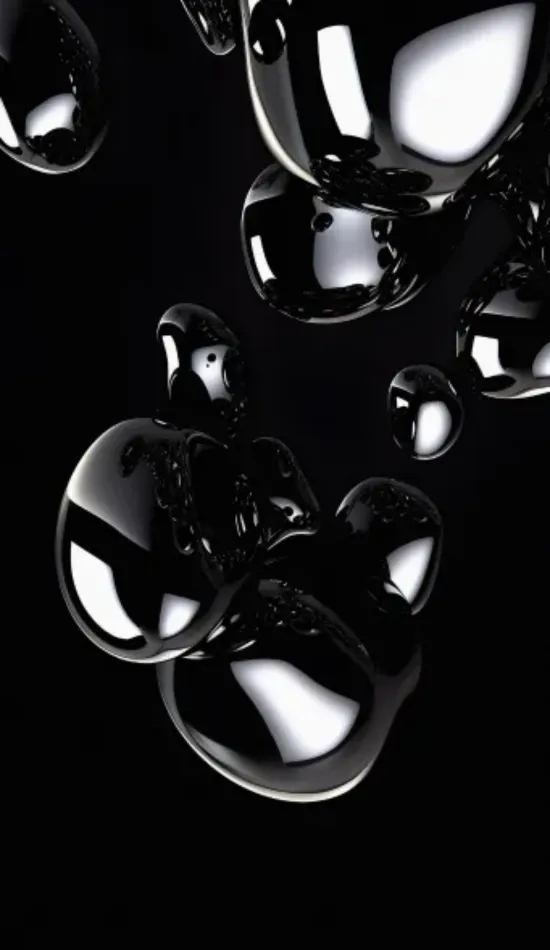 thumb for Abstrackt Black Metaball Wallpaper