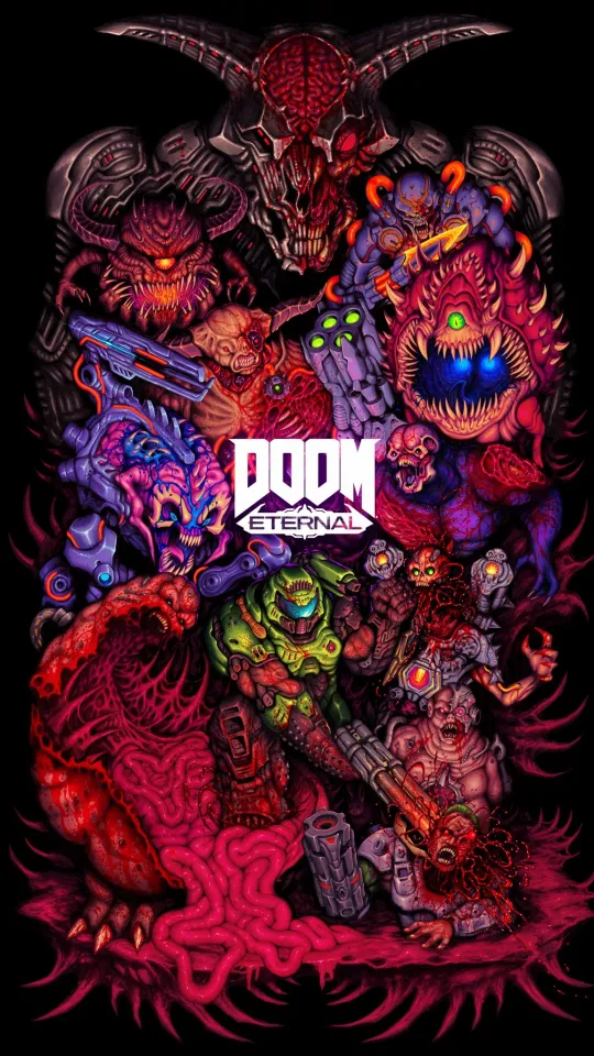 thumb for Doom Slayer Iphone Wallpaper