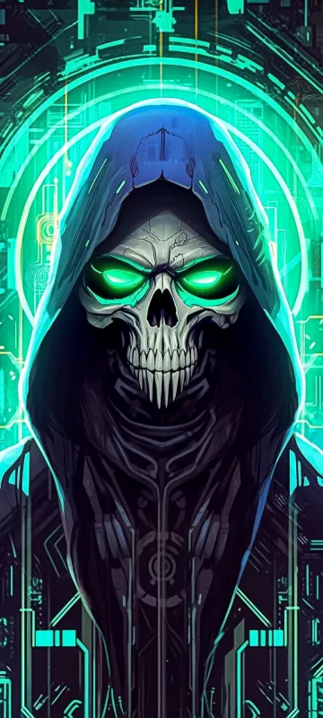 cool grim reaper skull wallpaper