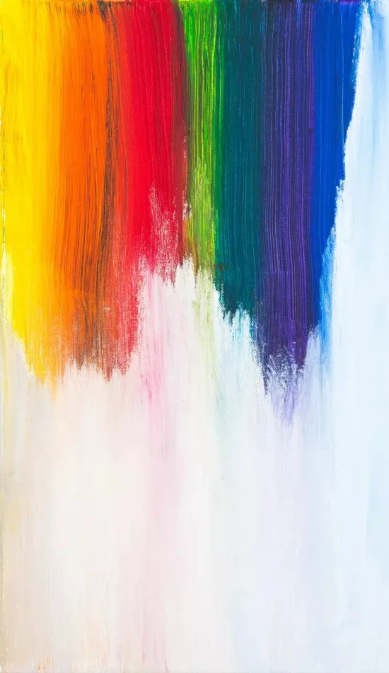 Abstract Rainbow White Wallpapers