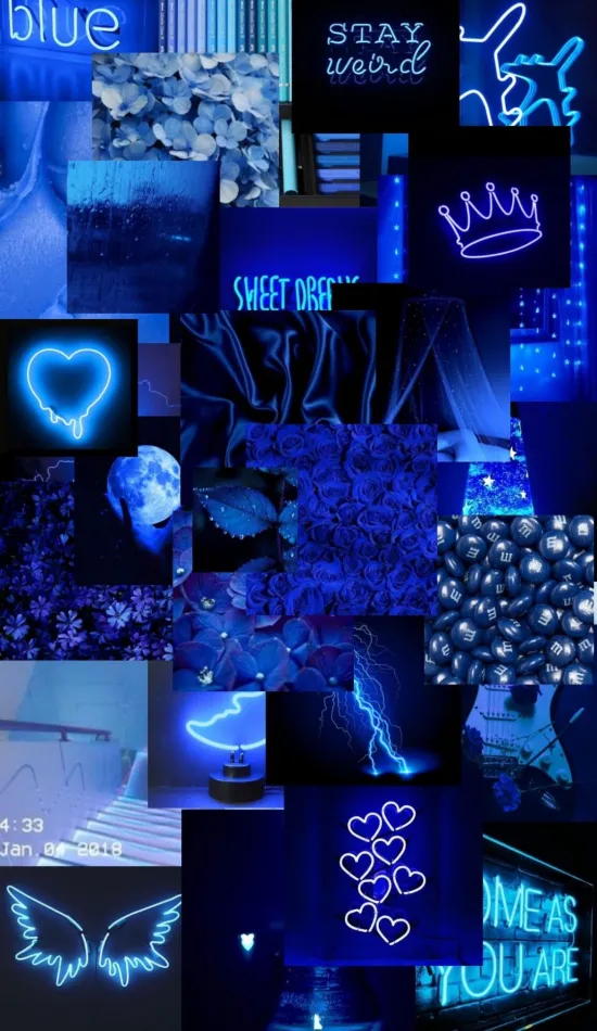 dark blue aesthetic image wallpaper