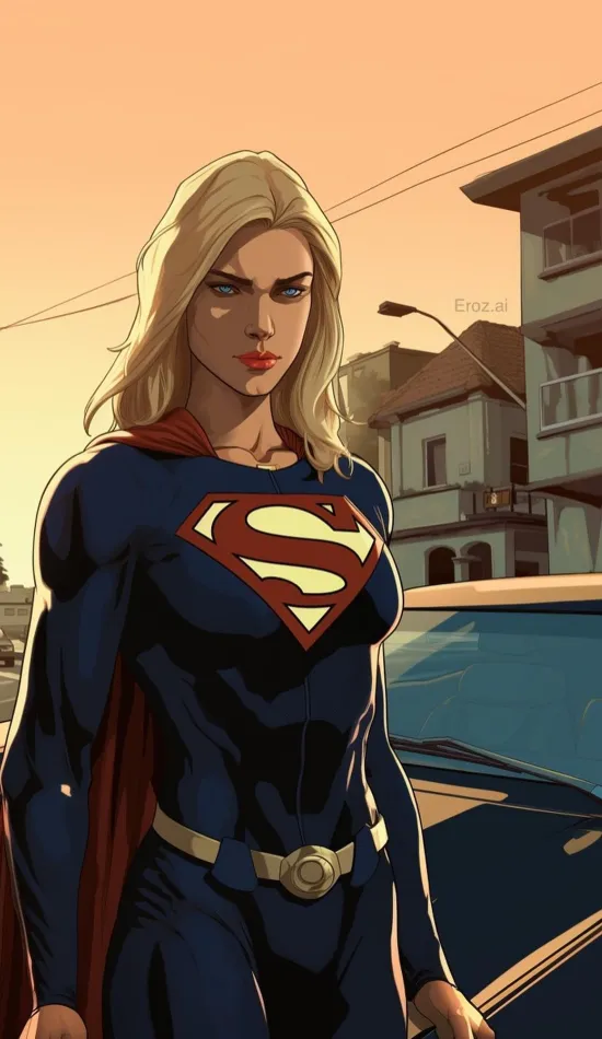 thumb for Supergirl Art Hd Wallpaper