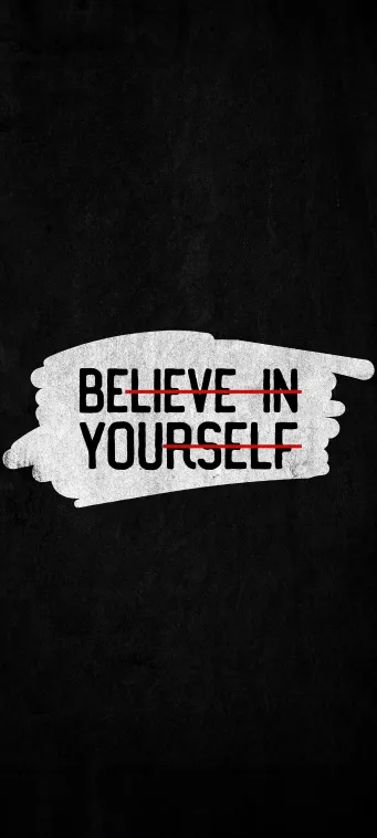 believe in yourself banner wallpaper