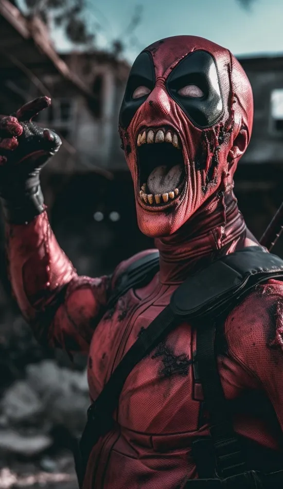 thumb for Zombie Deadpool 4k Wallpaper