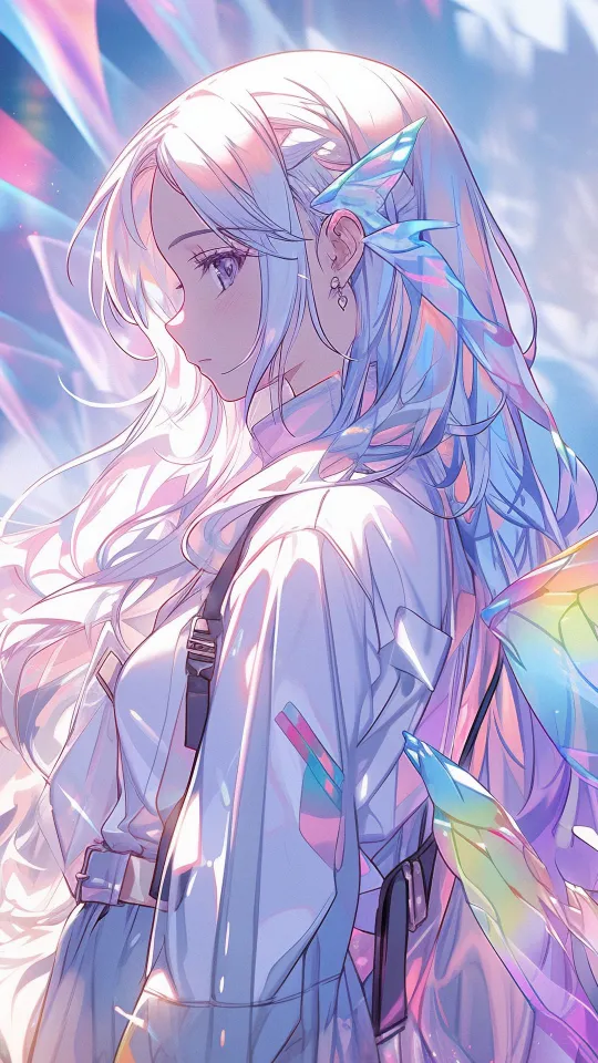 girl wings anime wallpaper