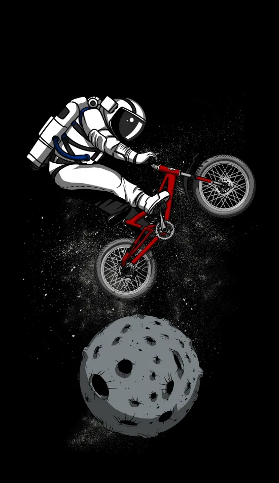 cool amoled astronout wallpaper