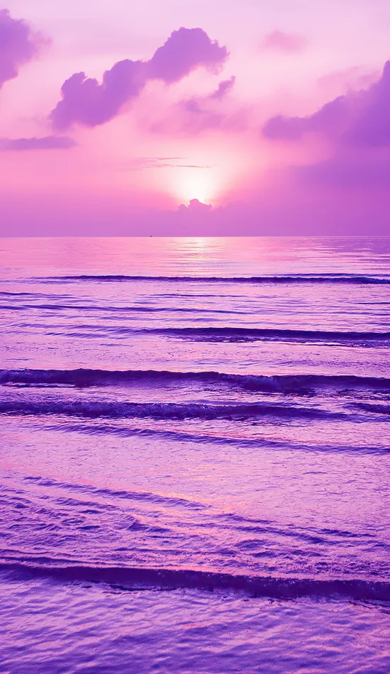 thumb for Purple Sunset Wallpaper