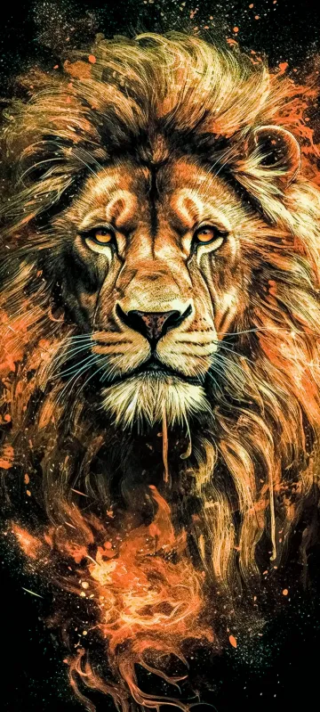 lion 4k wallpaper