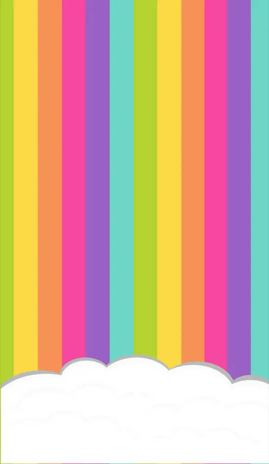 rainbow cloud colorful wallpaper