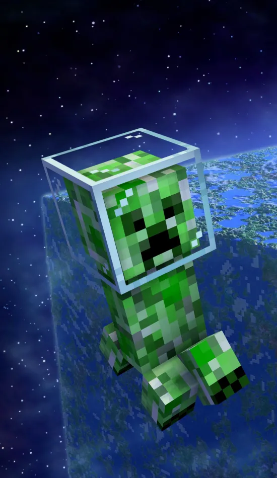 thumb for Creeper In Space Wallpaper