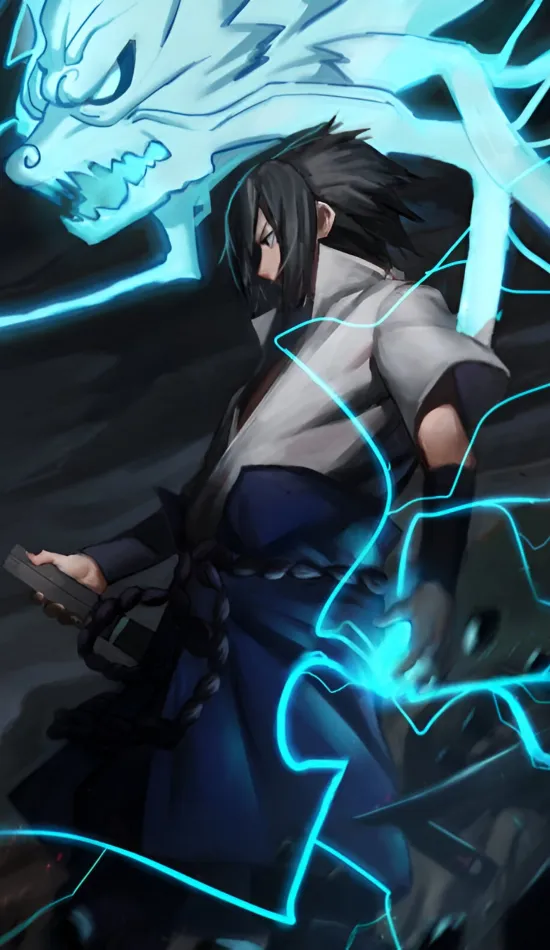 thumb for Sasuke Uchiha Neon Wallpaper