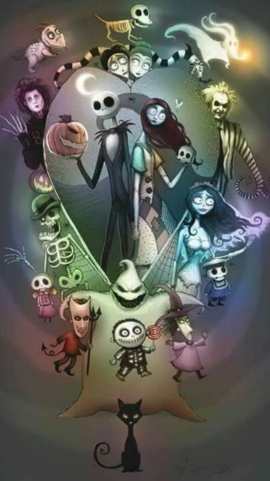 thumb for Jack And Sally Lock Screen Wallpaper