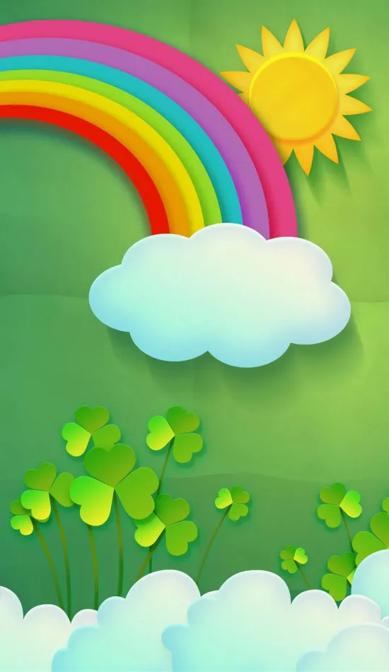 rainbow cartoon wallpaper