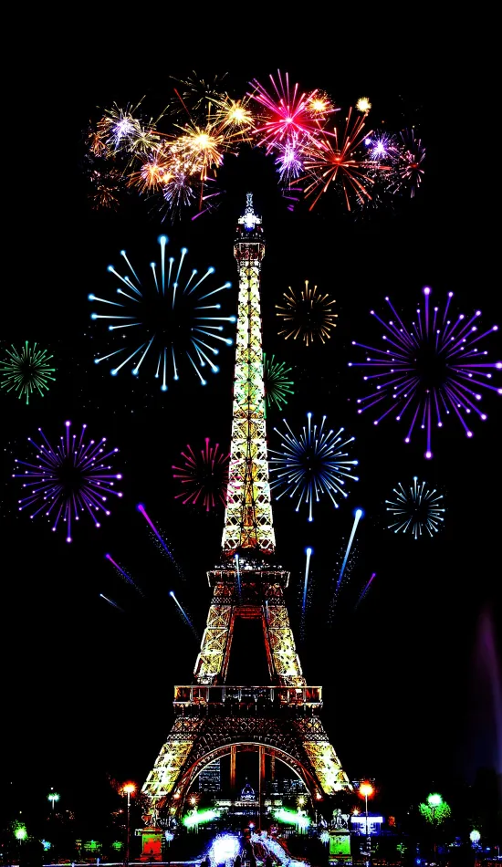 thumb for Eiffel Tower Night View Wallpaper