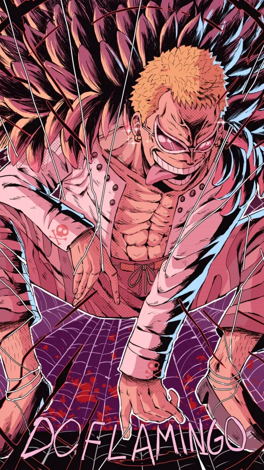 doflamingo lock screen wallpaper