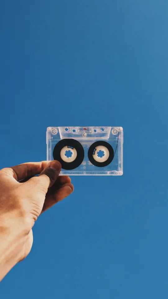 cassette retro sky wallpaper