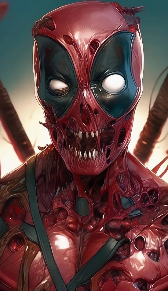thumb for Zombie Deadpool Iphone Xs Wallpaper
