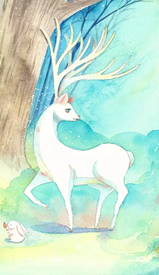 thumb for Deer Art Wallpapers