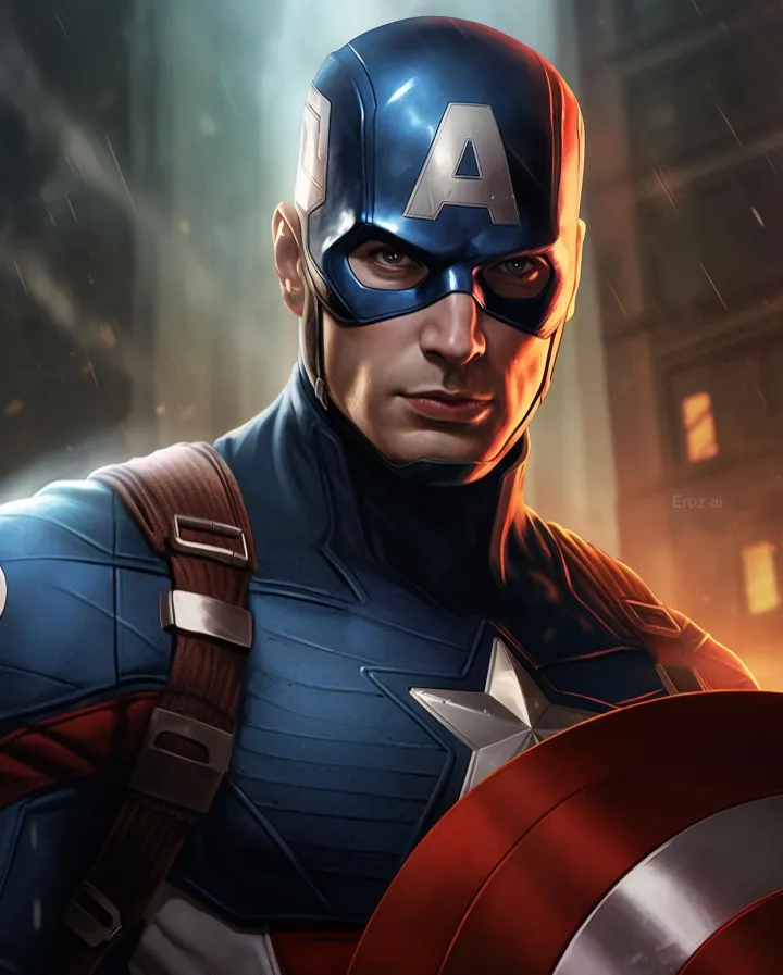 thumb for Captain America Ai Generated Wallpaper