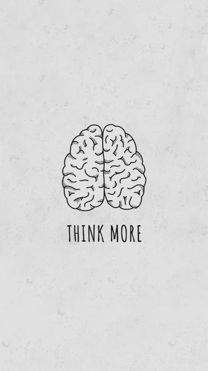 think more wallpaper