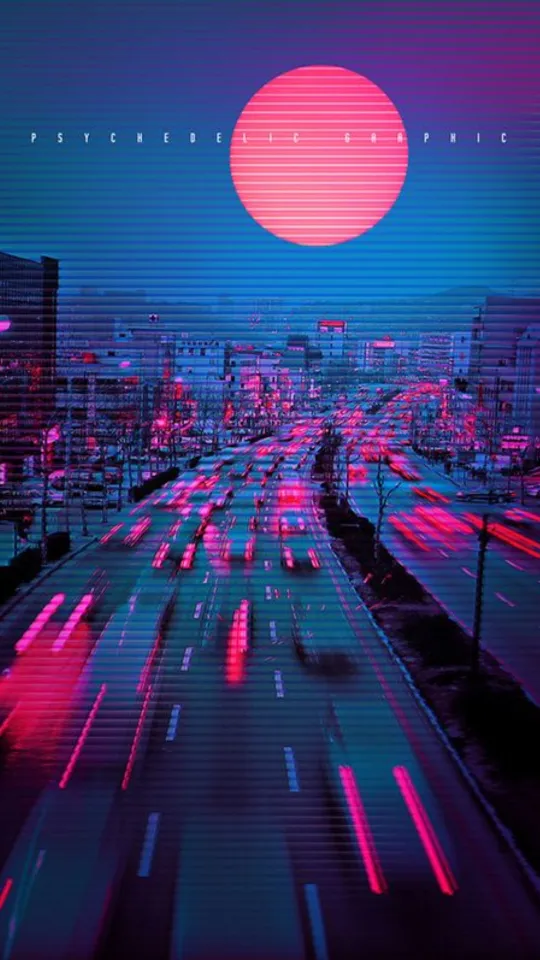 thumb for Neon City Iphone Wallpaper