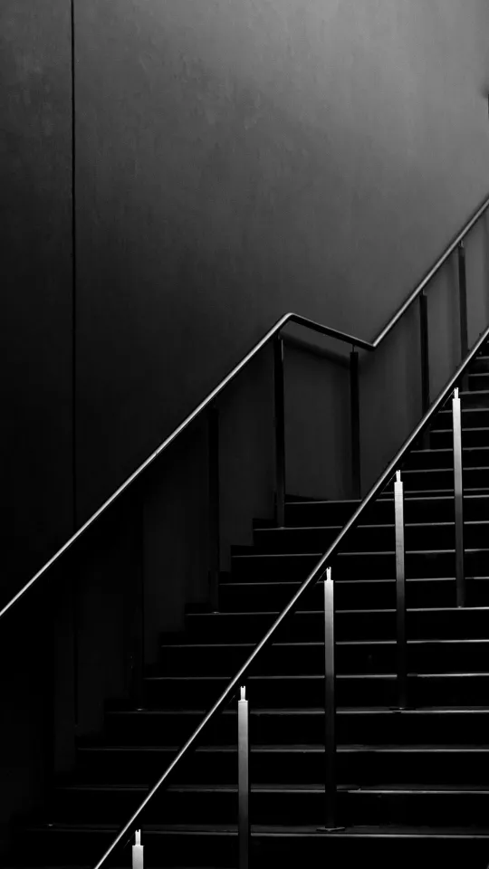stairs dark wallpaper