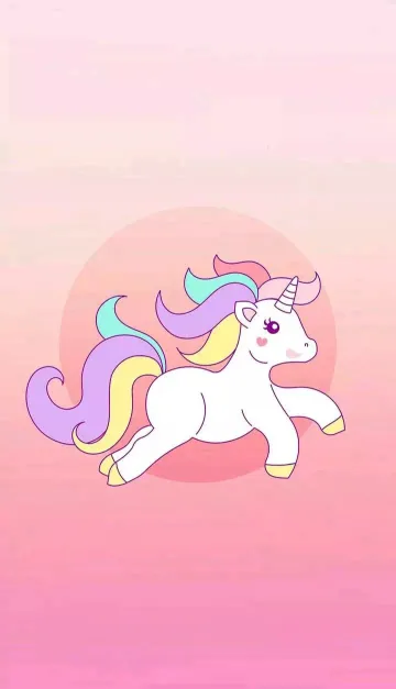 transparent unicorn running clipart wallpaper