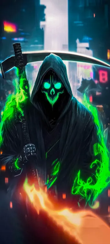 cool grim reaper wallpaper