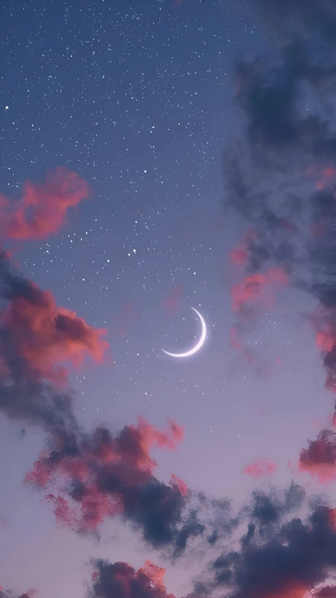 thumb for Moon Clouds Wallpaper