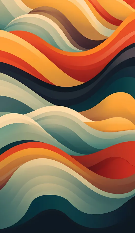 beautiful abstract waves wallpaper