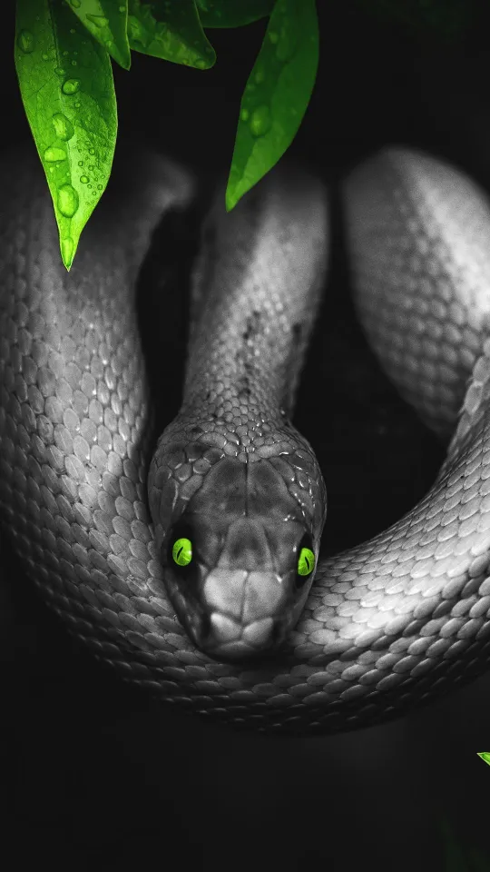 thumb for Snake Green Eye Wallpaper