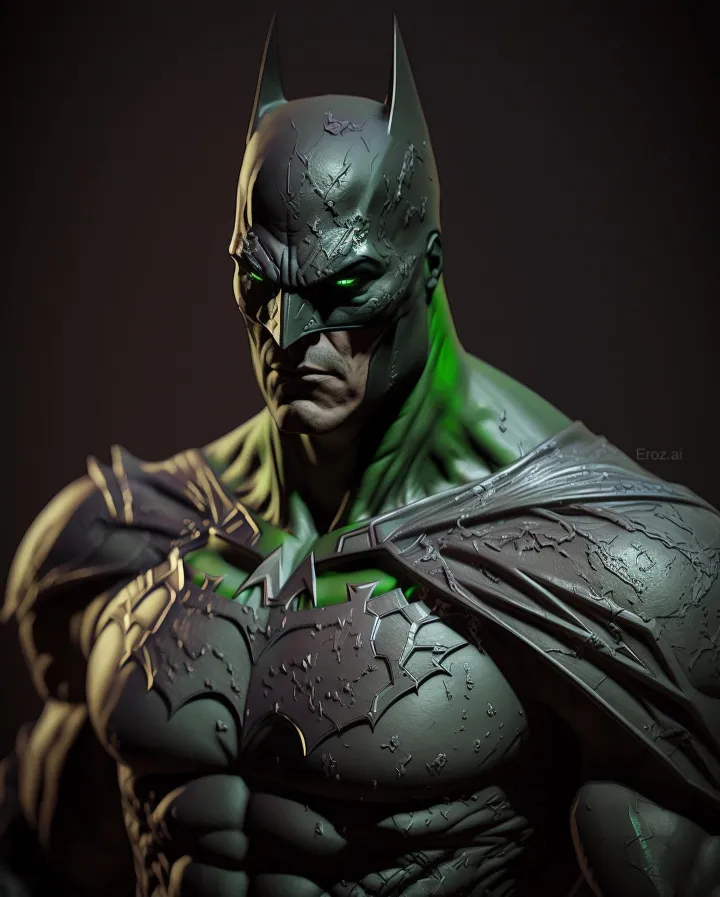 batman hulk art ai generated wallpaper